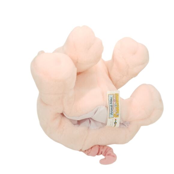 Toys R Us Animal Alley Pink Pig Puppet Plush Animal Toy Sound Oinks Works - Picture 5 of 9